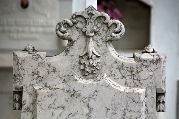 Detail of tomb in cemetary — Stock Photo, Image