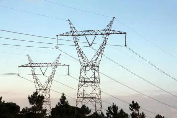 Big electricity towers — Stock Photo, Image