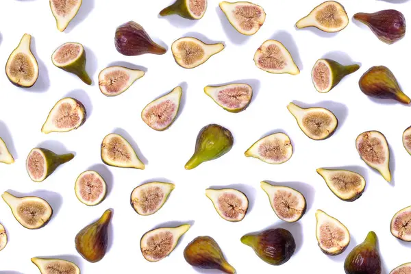 Sliced fresh fig fruits — Stock Photo, Image