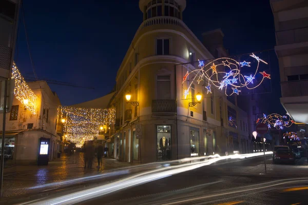 Décorations de Noël dans les rues — Photo