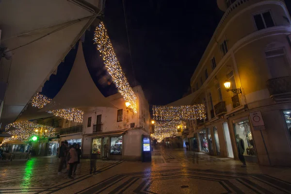 Décorations de Noël dans les rues — Photo