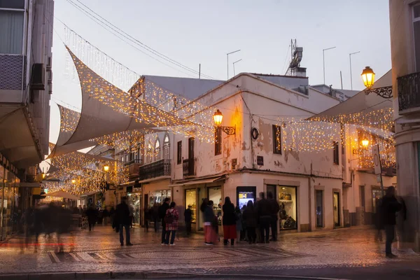 Decorações de Natal em ruas — Fotografia de Stock