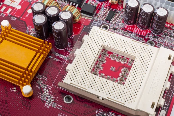 Tomada de CPU de computador — Fotografia de Stock