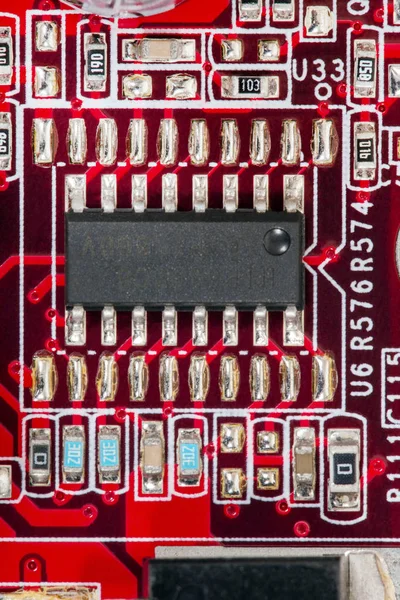 Scheda di circuito del computer — Foto Stock