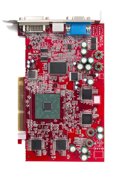 Karta graficzna komputera — Zdjęcie stockowe