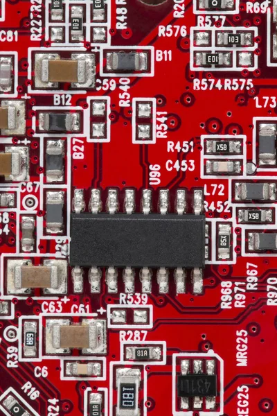 Scheda di circuito del computer — Foto Stock