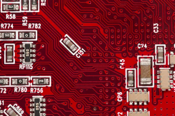 Placa de circuito de computador — Fotografia de Stock