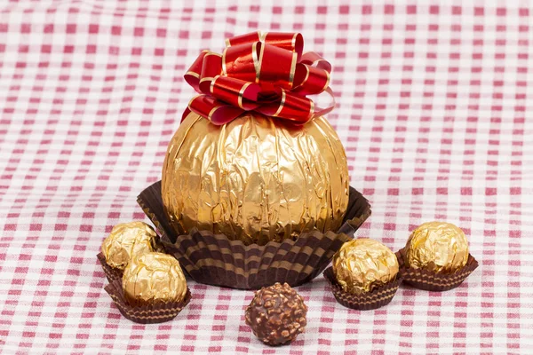 Çikolatalı şeker topları — Stok fotoğraf