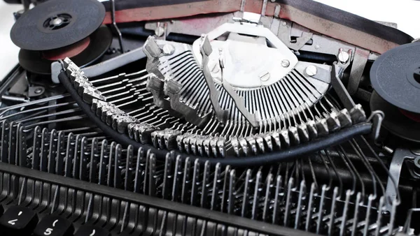 Vintage tragbare Schreibmaschine Detail — Stockfoto