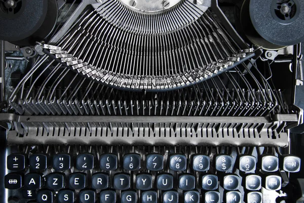 Vintage tragbare Schreibmaschine Detail — Stockfoto