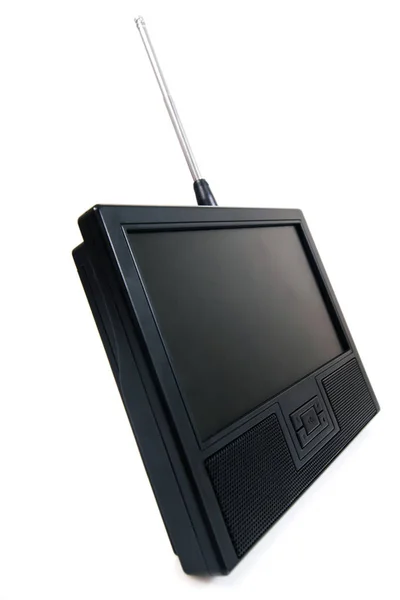 Pequeno tv portátil — Fotografia de Stock