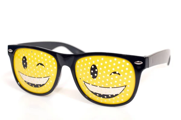 Sorrir óculos de máscaras — Fotografia de Stock