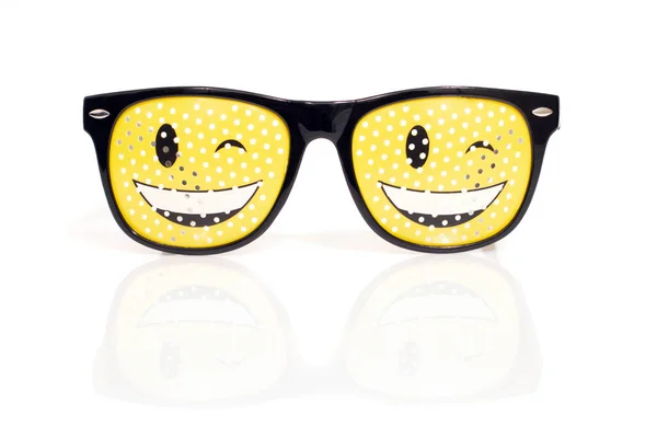 Uśmiech Masquerade okulary — Zdjęcie stockowe