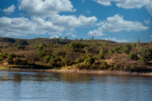 Landskap Vid Sjön Algarve Nära Sao Bras Alportel Portugal — Stockfoto