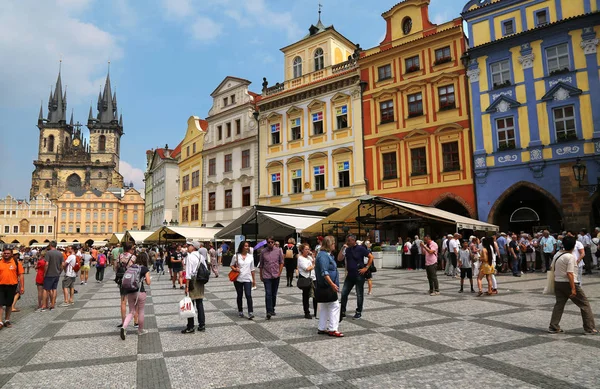 View Baroque Style Wallenstein Palace Malastrana Prague Currently Home Czech — Stock Photo, Image