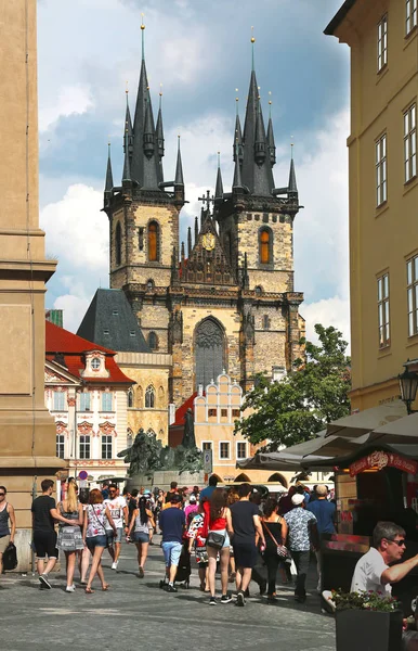 Prague Czech Republic Jun 2018 View Church Our Lady Tyn — Stock Photo, Image