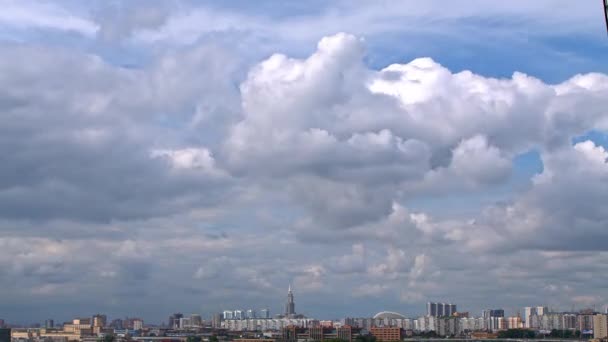 Cielo Otoñal Sobre Moscú — Vídeos de Stock