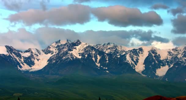 Amanecer Las Montañas Altai — Vídeos de Stock