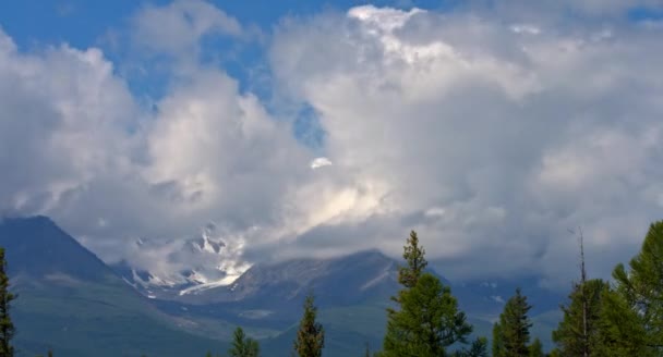 Los Glaciares Derriten Convierten Nubes — Vídeos de Stock