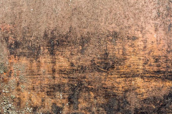 Textury Starých Kovu Kovový Povrch Pokryt Spoustu Škrábanců Mechu Detail — Stock fotografie