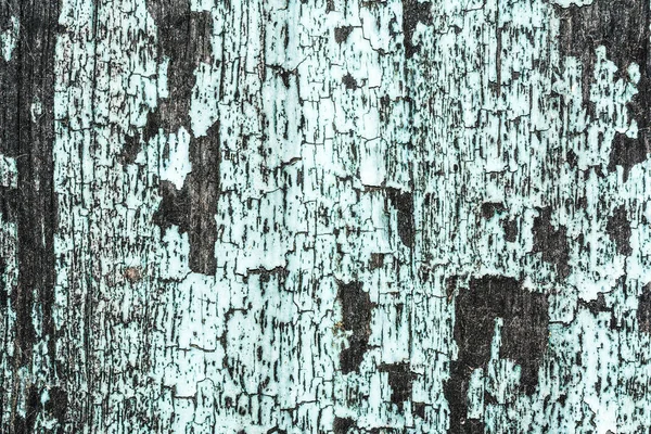 Dark Texture Old Tree Cracks Painted Wooden Surface Peeling White — Stock Photo, Image