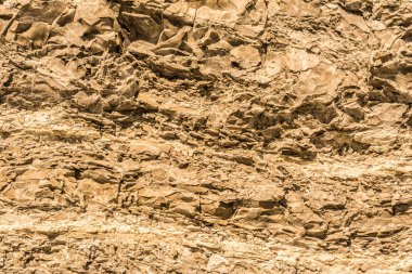 bir eski yıkılan Granit taş, Jeoloji arka plan kahverengi kabartma dokusu