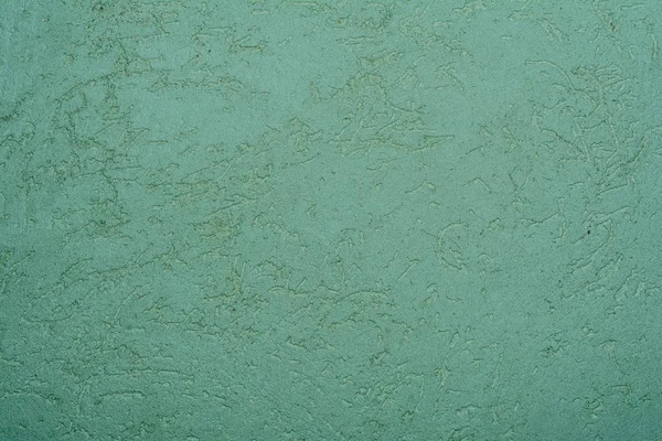 Textura Verde Superfície Parede Coberta Com Gesso Decorativo Tipo Lagarta — Fotografia de Stock