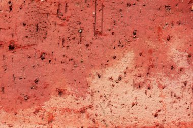 kırmızı tuğla yüzeyi, yakın çekim arka plan türdeş olmayan doku