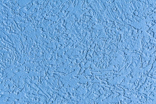 Texture Blu Della Superficie Della Parete Rivestita Con Intonaco Decorativo — Foto Stock