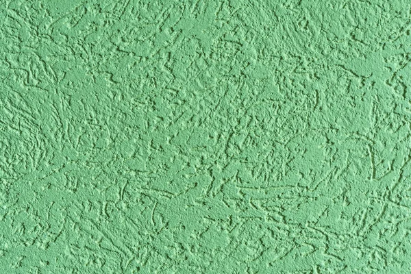 Texture Verde Della Superficie Della Parete Rivestita Con Intonaco Decorativo — Foto Stock