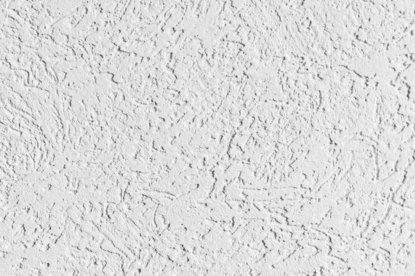 Białe Tekstury Powierzchni Ściany Pokryte Ozdobny Tynk Typu Kornik Streszczenie — Zdjęcie stockowe