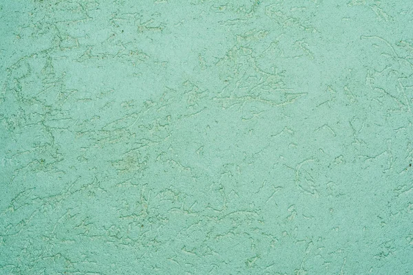 Textura Verde Superfície Parede Coberta Com Gesso Decorativo Tipo Lagarta — Fotografia de Stock