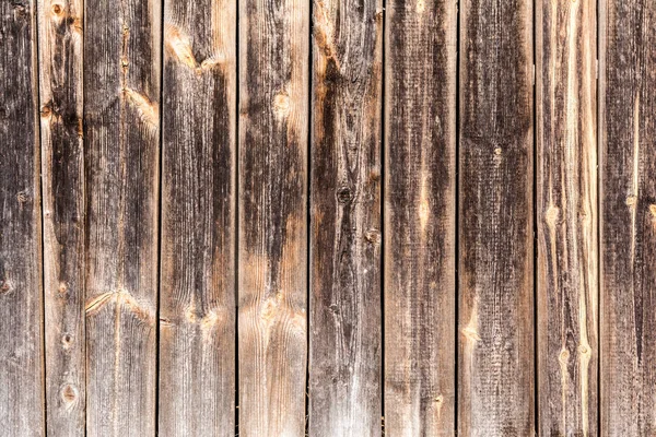 古い垂直風化ボード、暗いアンティークの木製パネルの質感、装飾抽象化の背景 — ストック写真