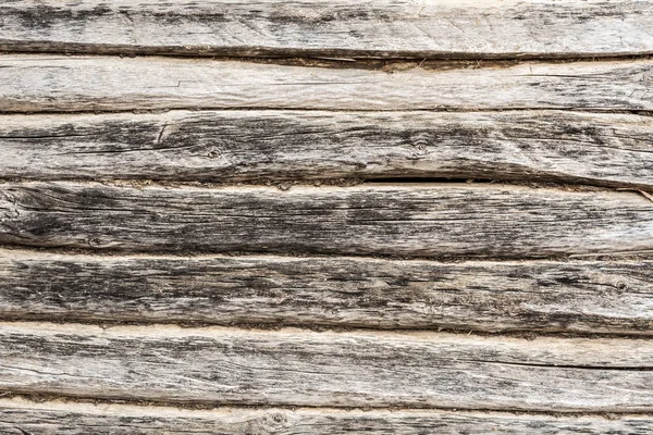 Pared de madera vieja, textura de troncos de madera antiguos, fondo de abstracción de la decoración de cerca — Foto de Stock