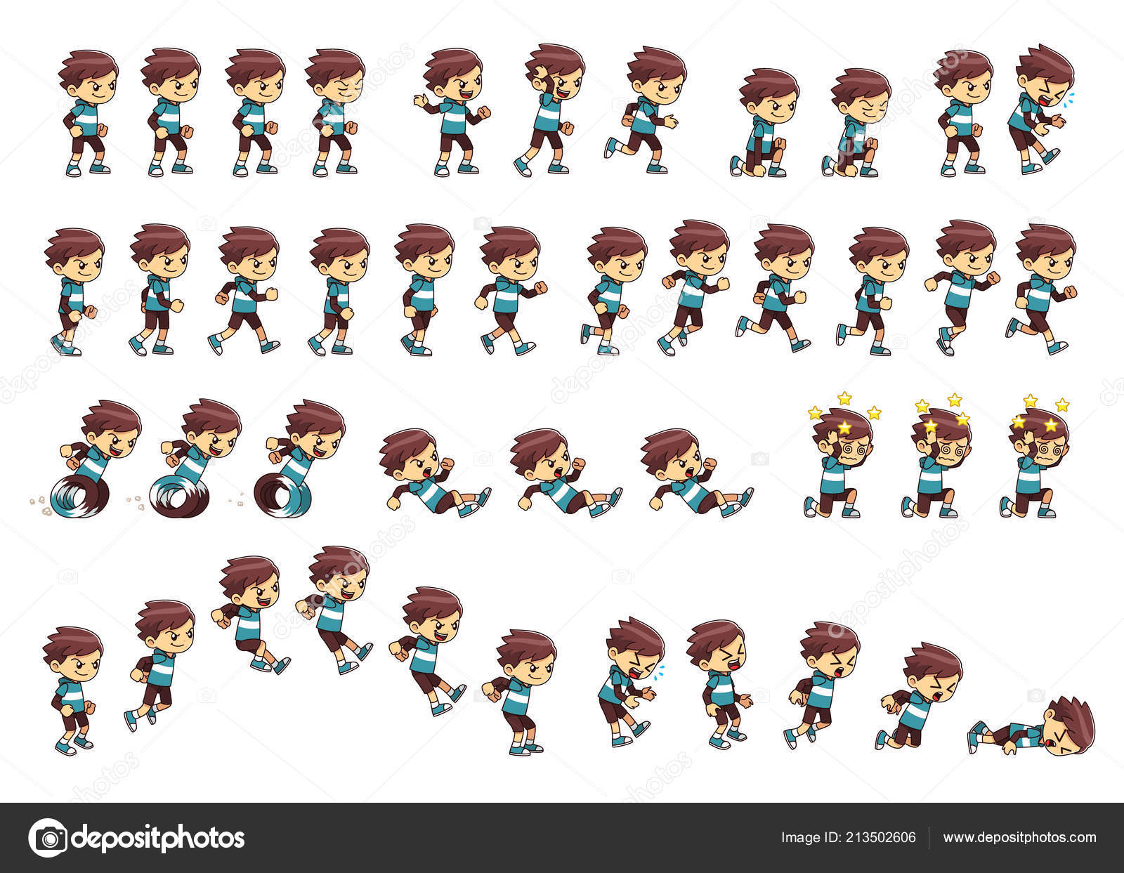 横スクロール アクション 冒険と無限のランナーのゲームに適しています ストックベクター ©mikailain 213502606, image size:1600x1243