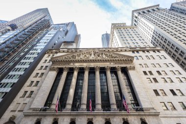 New york Menkul Kıymetler Borsası, Wall street, Aşağı Manhattan, New York şehir, ABD dış.