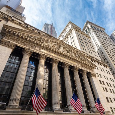 New york Menkul Kıymetler Borsası, Wall street, Aşağı Manhattan, New York şehir, ABD dış.