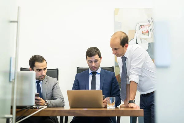 Corporate business team working in modern office. — Stock Photo, Image