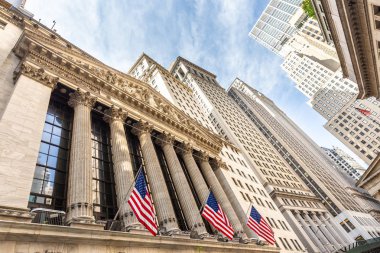 New york Menkul Kıymetler Borsası, Wall street, Aşağı Manhattan, New York şehir, ABD dış.