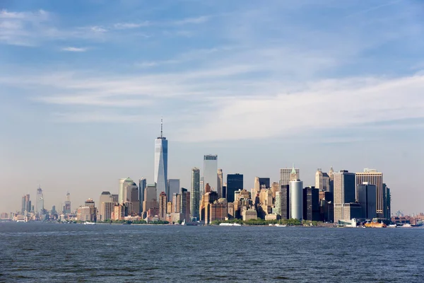 Blick auf Lower Manhattan, New York City, USA — Stockfoto