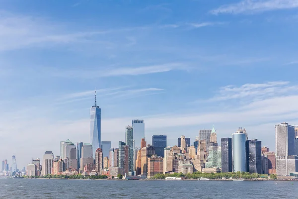 Blick auf Lower Manhattan, New York City, USA — Stockfoto