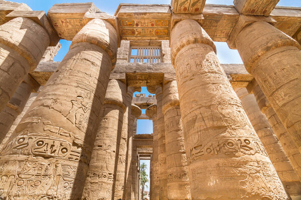 Temples of Karnak, ancient Thebes in Luxor, Egypt