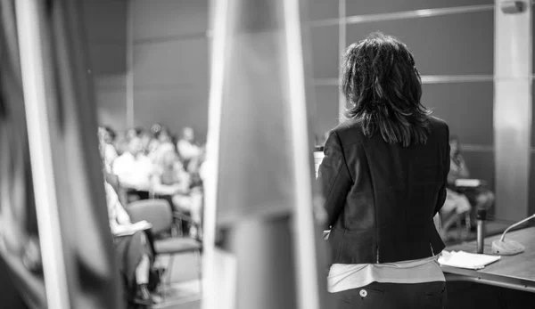 Öppet föredrag på Business Event. — Stockfoto