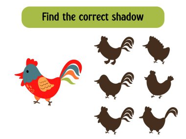 Doğru Gölge Horoz Oyununu Bul