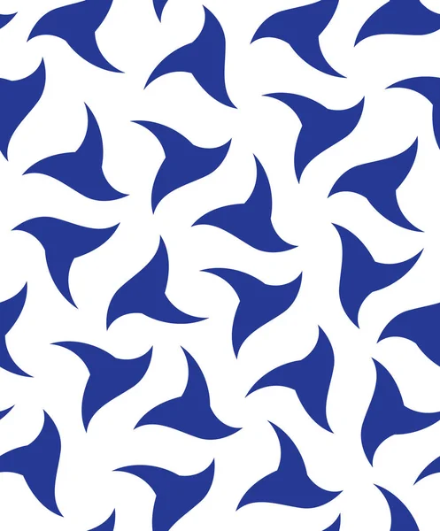 随机旋转抽象形状的矢量无缝模式 几何背景 抽象设计 — 图库矢量图片