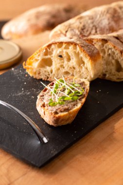 Gıda Kavramı fransız sığır rillettes ev yapımı kabuklu bir yayıldı