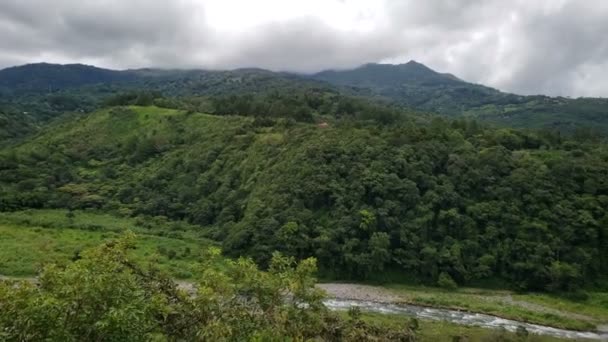 Aerial View Boquete Panama — Stock Video