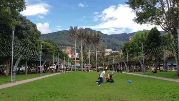 Bogota Nov Vista Del Parque Bogotá También Uno Los Mejores — Vídeo de stock