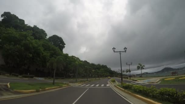 Panama Maja 2020 Pov Głównego Obszaru Turystycznego Mieście Panama Pusty — Wideo stockowe