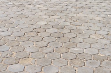 desen kaldırım blok üzerinde sekizgen